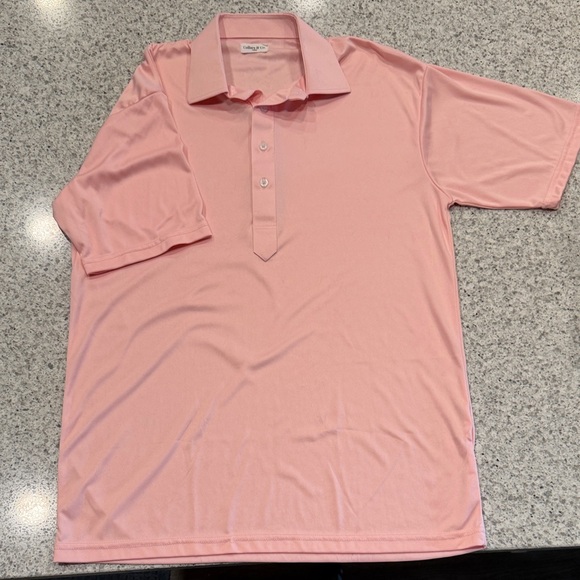 Collars & Co. Other - Collars & Co Men's Pink Dress Collar Polo Shirt Size Large